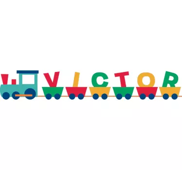 Sticker Maison Texte Prénom - TenStickers