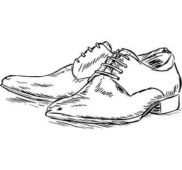 Sticker chaussures homme - TenStickers