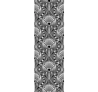 Autocollant Salle de Bain paroi douche Art Nouveau - TenStickers