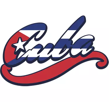 Sticker Cuba couleurs drapeau - TenStickers