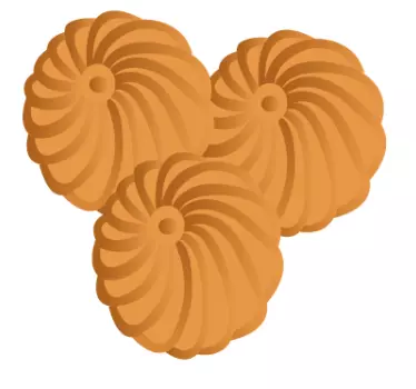 Sticker cuisine biscuits - TenStickers