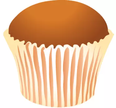 Sticker cuisine illustration madeleine - TenStickers