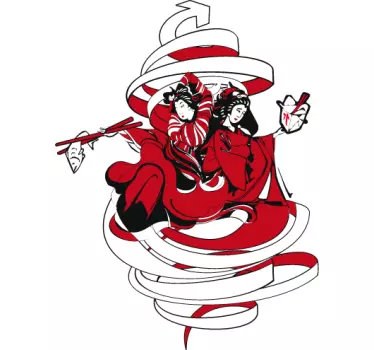 Sticker cuisine nourriture japonaise - TenStickers