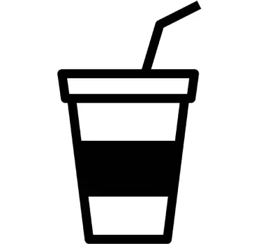 Sticker cuisine pictogramme boisson - TenStickers