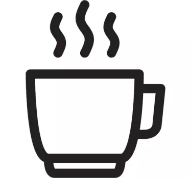 Sticker cuisine pictogramme café - TenStickers