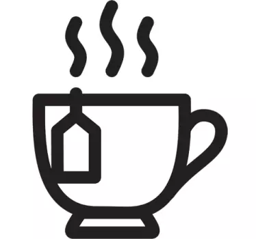 Sticker cuisine pictogramme infusion - TenStickers