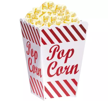 Sticker cuisine pop corn - TenStickers