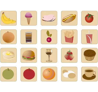 Sticker cuisine repas divers - TenStickers