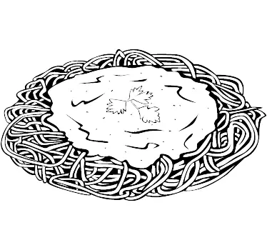 Sticker cuisine spaghettis - TenStickers