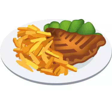 Sticker cuisine steak frites - TenStickers