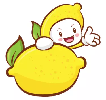 Sticker décoratif fruit bébé citron - TenStickers