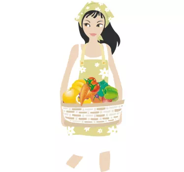 Sticker dessin primeur - TenStickers