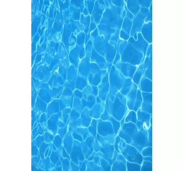 Sticker électroménager lave-vaisselle eau bleue des caraïbes - TenStickers