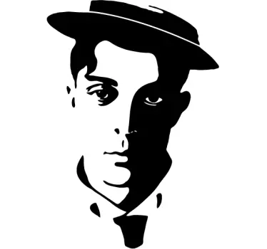 Sticker film Buster Keaton - TenStickers