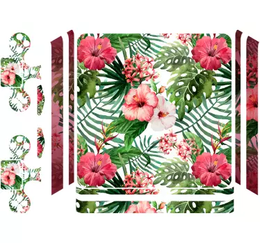 Sticker PS4 Skin PS4 Forêt Tropicale - TenStickers