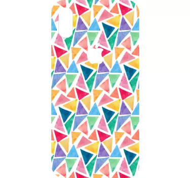 Autocollant iPhone mosaïque aquarelle - TenStickers