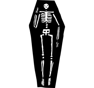 Sticker frigo cercueil - TenStickers