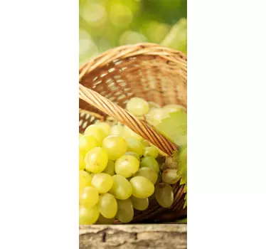 Sticker frigo paniers de raisins - TenStickers