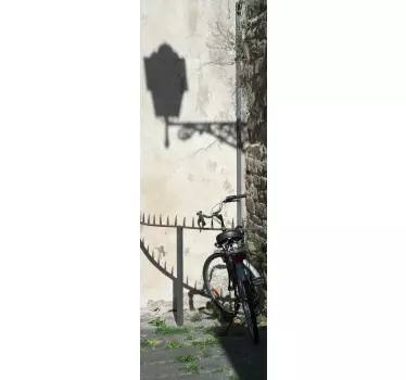 Sticker frigo ruelle bicyclette - TenStickers