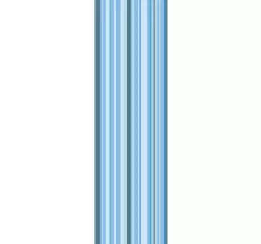 Sticker frigo tons bleus - TenStickers