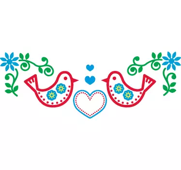 Sticker frise murale Autriche - TenStickers