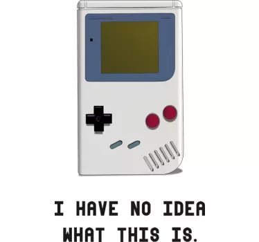sticker game boy nintendo - TenStickers