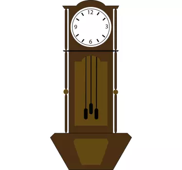 Sticker horloge ancienne - TenStickers