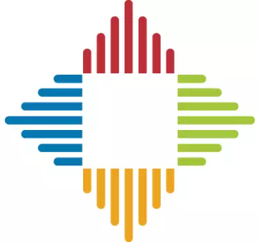 Sticker interrupteur lignes de couleurs - TenStickers