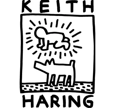 Sticker Keith Haring - TenStickers