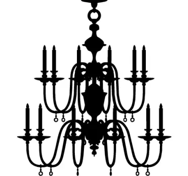Sticker lustre suspendu retro - TenStickers