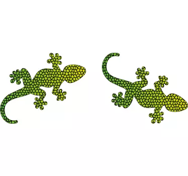 Sticker Maison Reptile Gecko - TenStickers