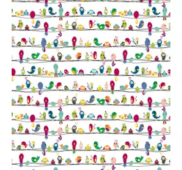 Sticker illustration d'oiseau - TenStickers