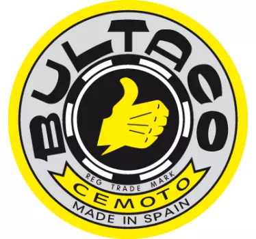 Sticker moto bultaco - TenStickers