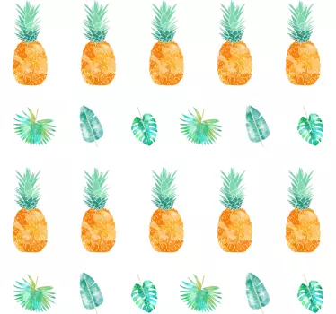Sticker nature concept ananas - TenStickers