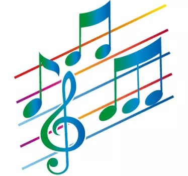 Sticker notes musique - TenStickers