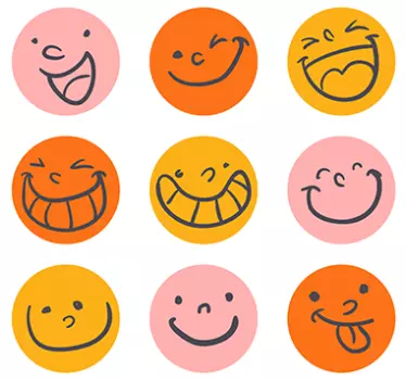 Sticker pack smileys - TenStickers