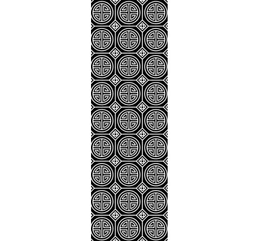Sticker pour Paroi de Douche Motifs orientaux - TenStickers