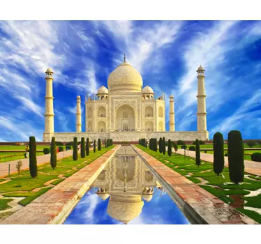 Sticker photo murale Taj Mahal - TenStickers