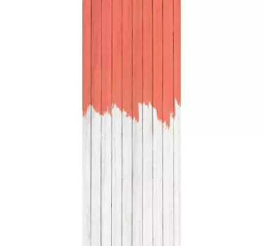 Sticker de Porte Peinture Inachevée - TenStickers