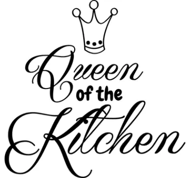 Sticker Queen of the Kitchen - TenStickers