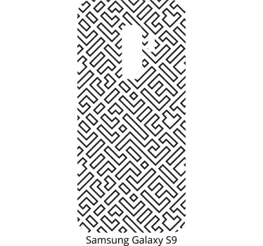 Sticker samsung modèle de labyrinthe - TenStickers