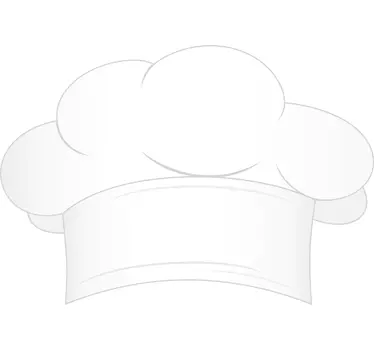 Sticker toque chef - TenStickers