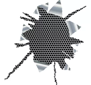 Sticker trompe œil trou - TenStickers