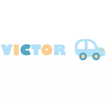 sticker voiture pour enfant - TenStickers