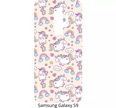 Stickers Dessin motif de licornes - TenStickers