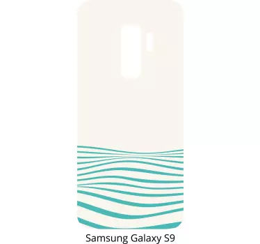 Sticker Samsung Vagues Abstraites - TenStickers
