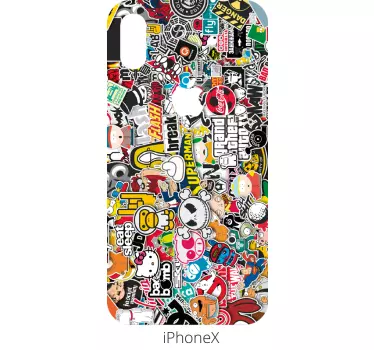 Autocollant iPhone motif urbain - TenStickers