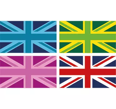 Union Jack pop art - TenStickers