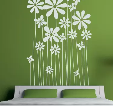 Sticker décoratif fleurs coupées - TenStickers