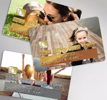 Stickers carte bleue personnalisable - TenStickers